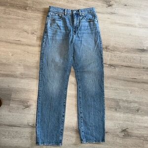 Madewell 90’s Straight Sz 28